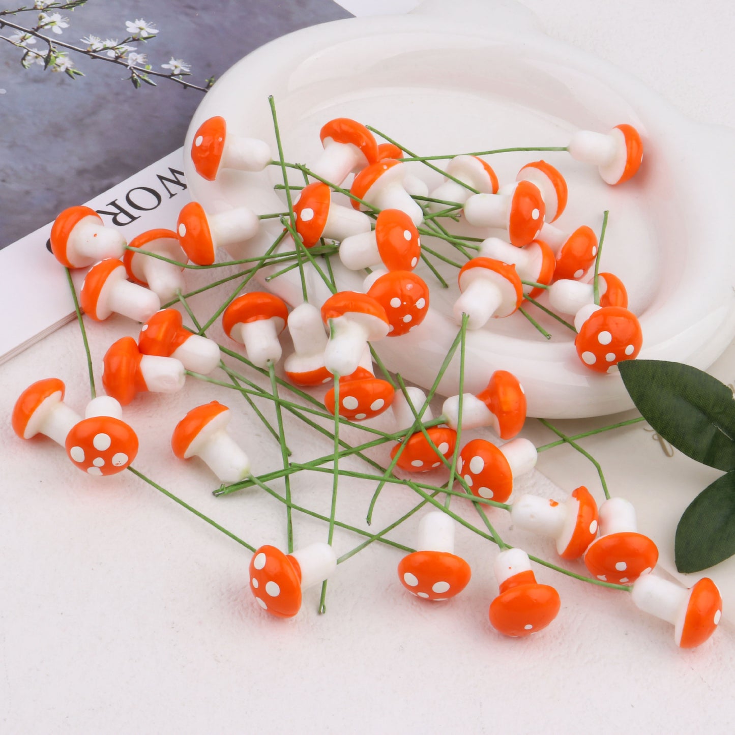 Simulation Colorful Small Mushroom Foam Ornament Bonsai Accessories