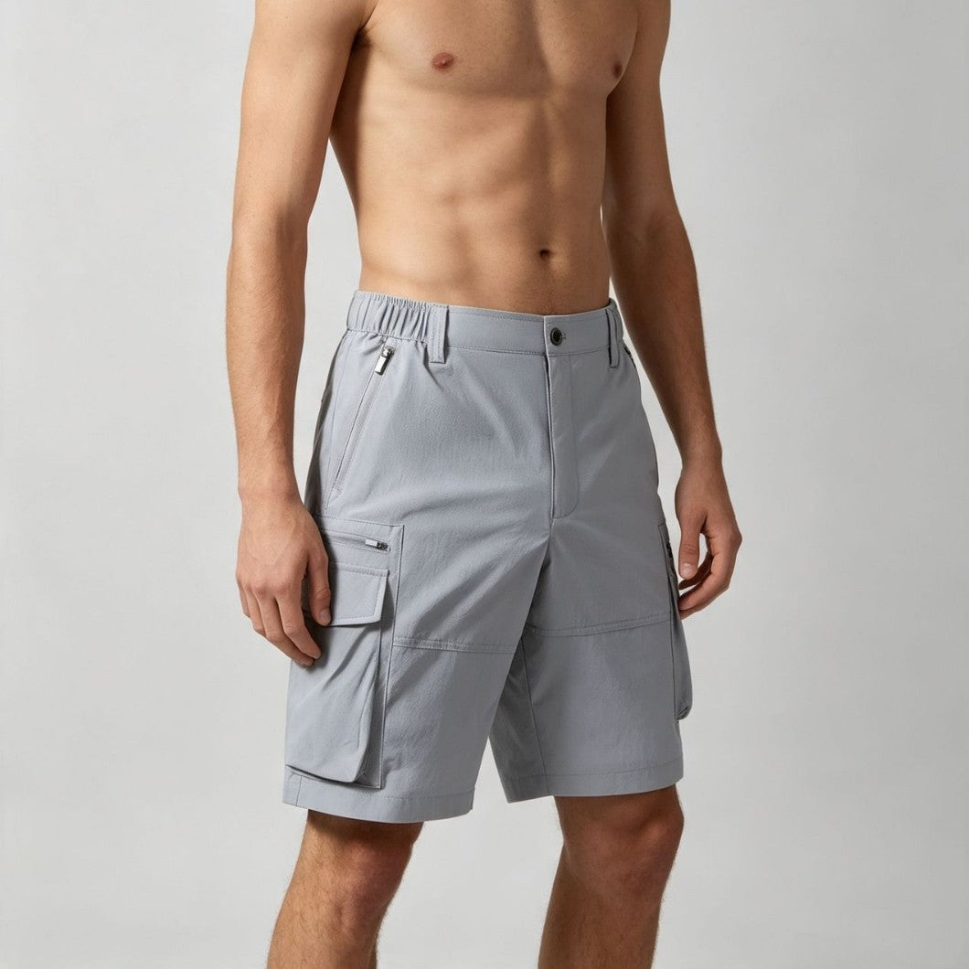 New Summer Workwear Shorts With Multiple Pockets For Outdoor Casual Hiking And Sports Men's Five-Pocket Shorts