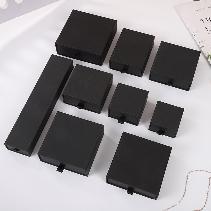 Fashion Jewelry Packaging Box Craft Paper Drawer