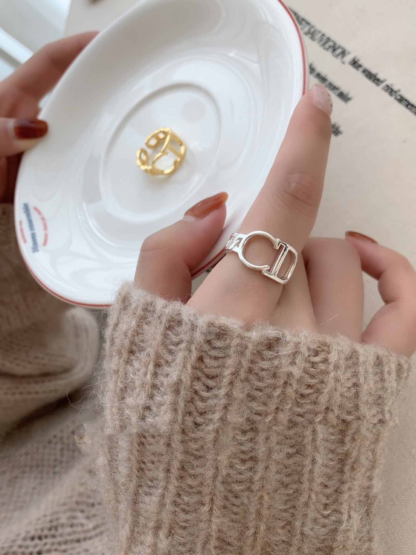 Korean Heavy Industries Sterling Silver Ring For Women