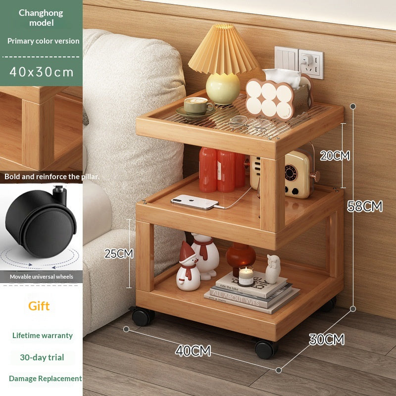 Simple Modern Home Bedroom Storage Cabinet Small Bedside Shelf