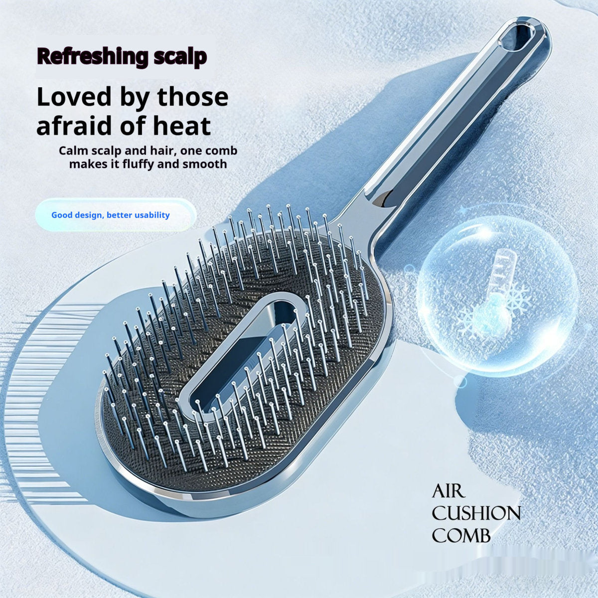 Women's Fluffy Massage Air Cushion Comb