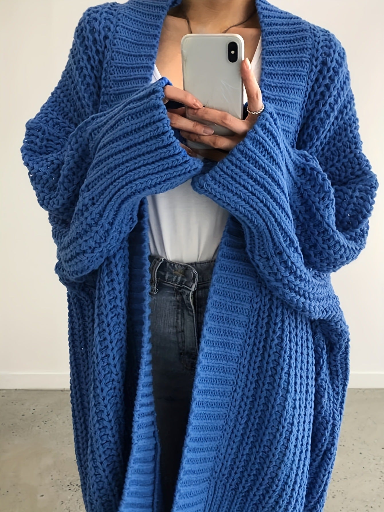 Retro Korean Lazy Coat Loose Mid-length