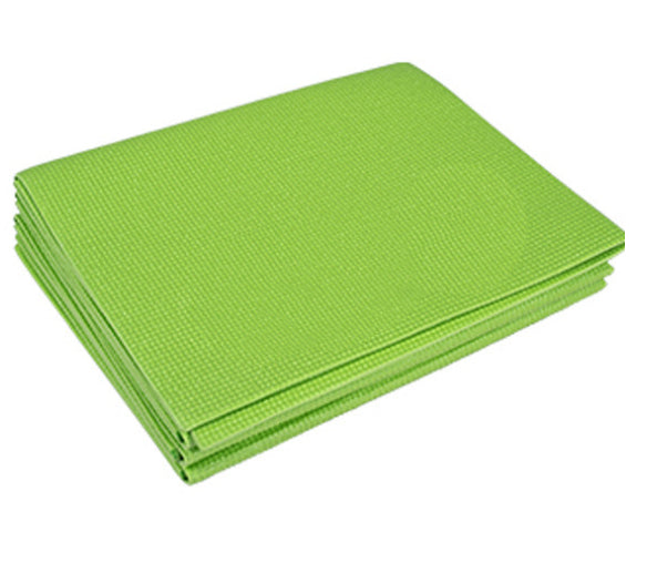 Fitness Folding PVC Out Travel Portable Thin Anti-slip Home Yoga Mat