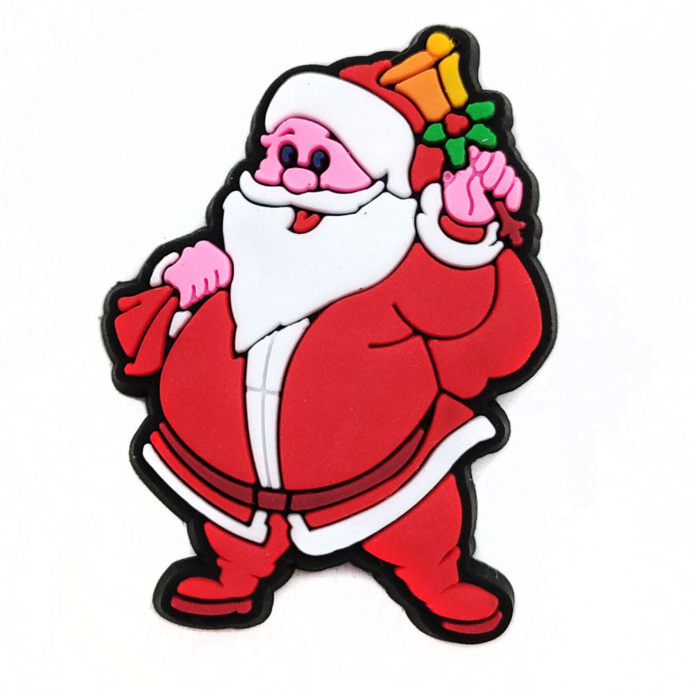 Christmas Accessories PVC Soft Rubber Shoe Buckles