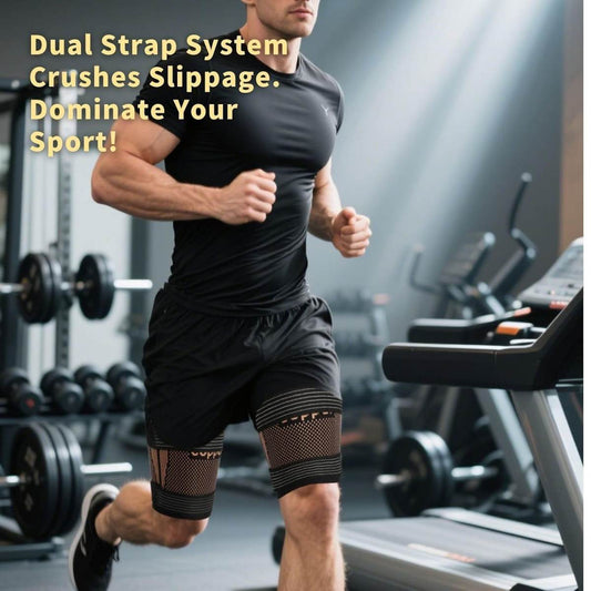 Sports Fiber Nylon Compression Fitness Knitted Leg Sleeves