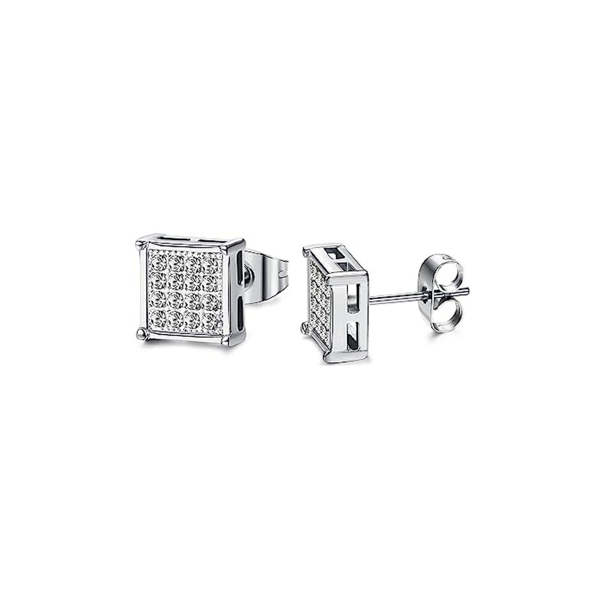 Korean-style Minimalist Chic Rhinestone Stud Earrings