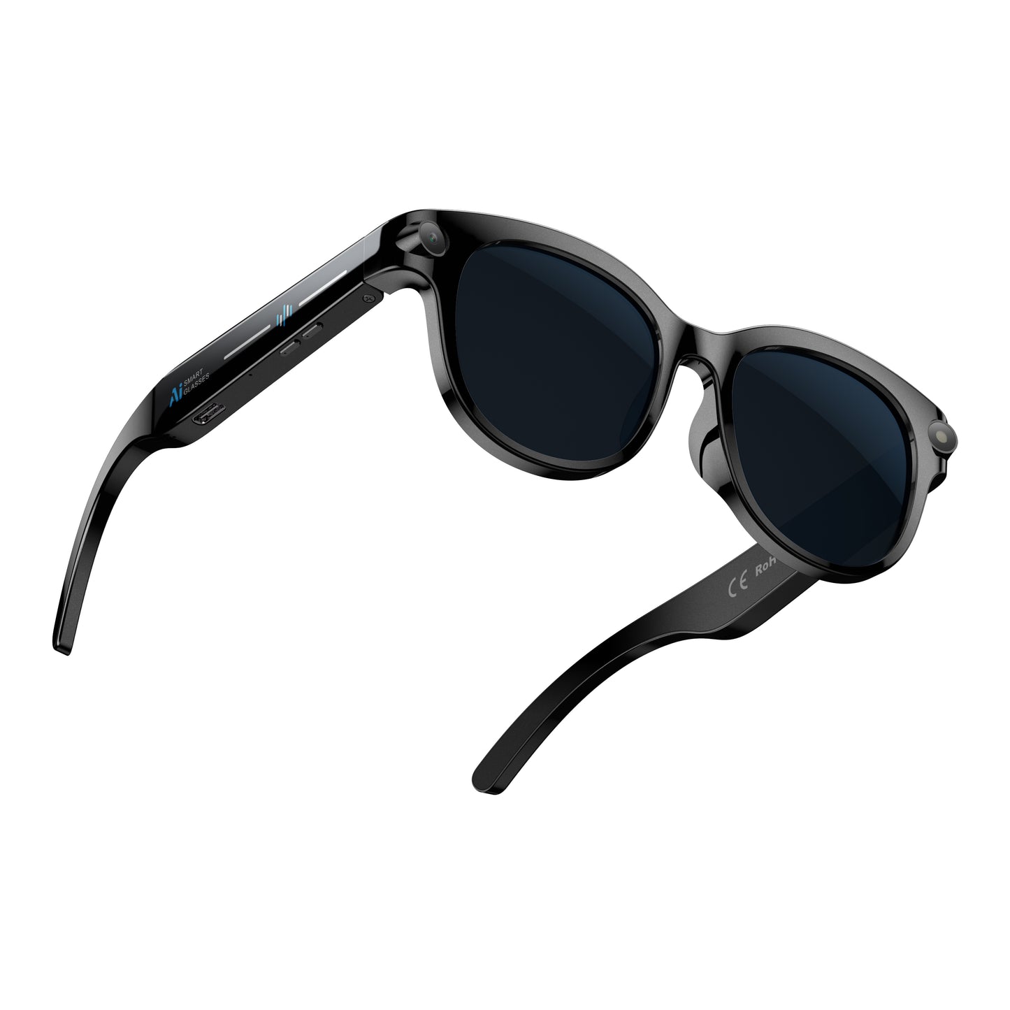 2MP AI Smart Glasses With Camera  Bluetooth Sunglasses For Music Calling Translation M89