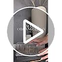 HOMEHIVE Acrylic Jewelry Box Organizer, Clear Jewelry Organizer and Storage with 20 Portable Anti Tarnish Jewelry bags, Tr...