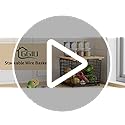Wire Storage Basket for Kitchen Pantry: GGIU Stackable Kitchen Counter Organizers - Wire Organizing Bin for Produce Vegeta...