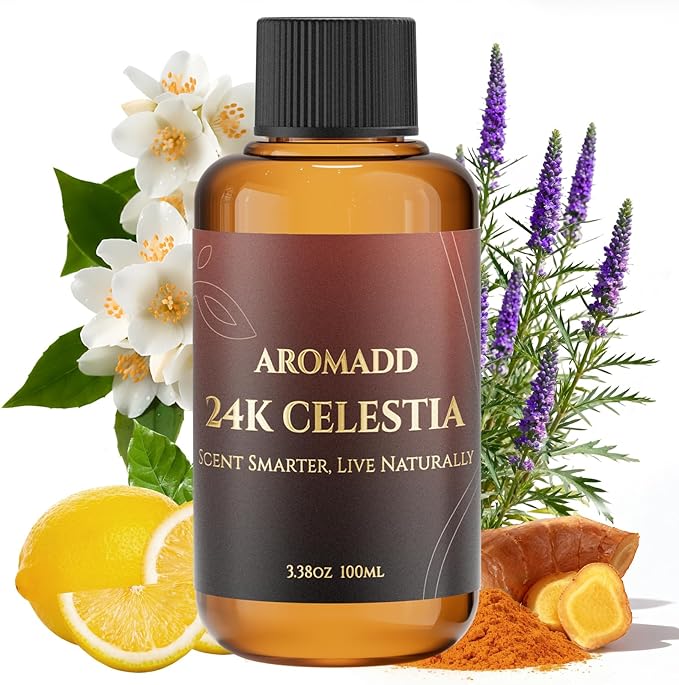 AROMADD AROMADD 24K Celestia Diffuser Oil Inspired by Luxury Hotel Scent 3.38 Fl Oz (100ml), Aroma Diffuser & Hotel Fragra...