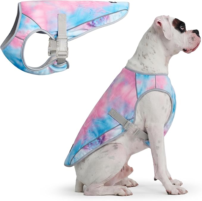 Spark Paws Dog Cooling Vest - SPF 50 UV Sun Protection - Summer Heat Relief Gear for Dogs, Lightweight, Evaporative Coolin...