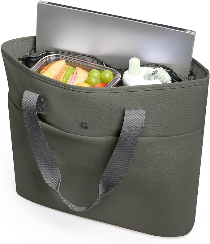 GLORIEROO 2-in-1 Cooler Bags Insulated for Women, Insulated Tote with 15.6‘’Laptop Compartmen for Work, Nurse, Outdoor