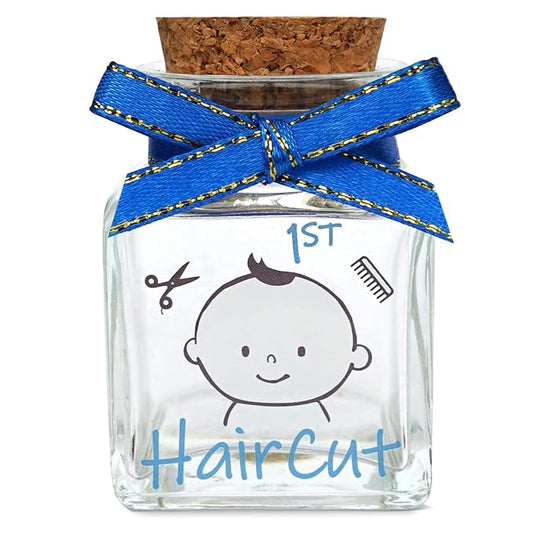 HAMUIERS First Haircut Keepsake Holder, First Curl Keepsake Box for Kids Baby Keepsake Box Baby Shower for Babies to Keep ...