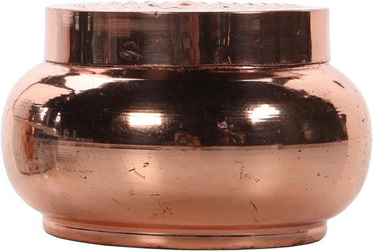 Hosley Rose Gold Wax Filled Candle with Lid, Afternoon Tea Fragrance, 6 OZ, Elegant Gifts for Women, Home Decor, Votive Ca...