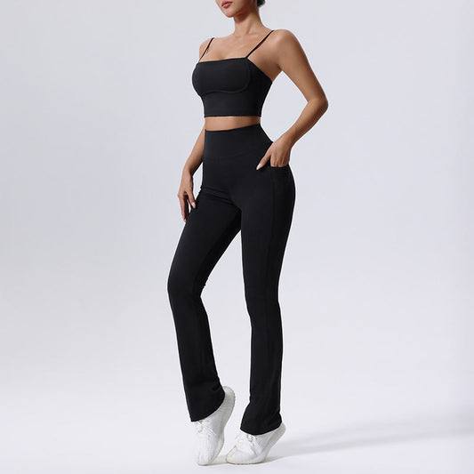 Yoga Clothes Suit Women's Fitness Breathable Sports Two-piece Suit