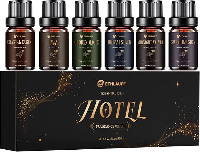 Hotel Diffuser Oils, Hotel Collection Diffuser Oil, Luxury Essential Oil for Diffuser, Soap & Candle Making Scents - 1 Wa...