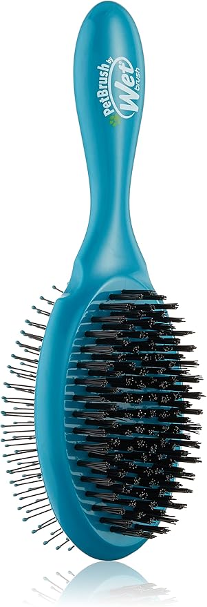 Wet Brush Ultimate Dual-Sided Detangling Brush - Ultra Soft IntelliFlex Bristles, Removes Loose Hair & Dirt for Dogs, Cat...