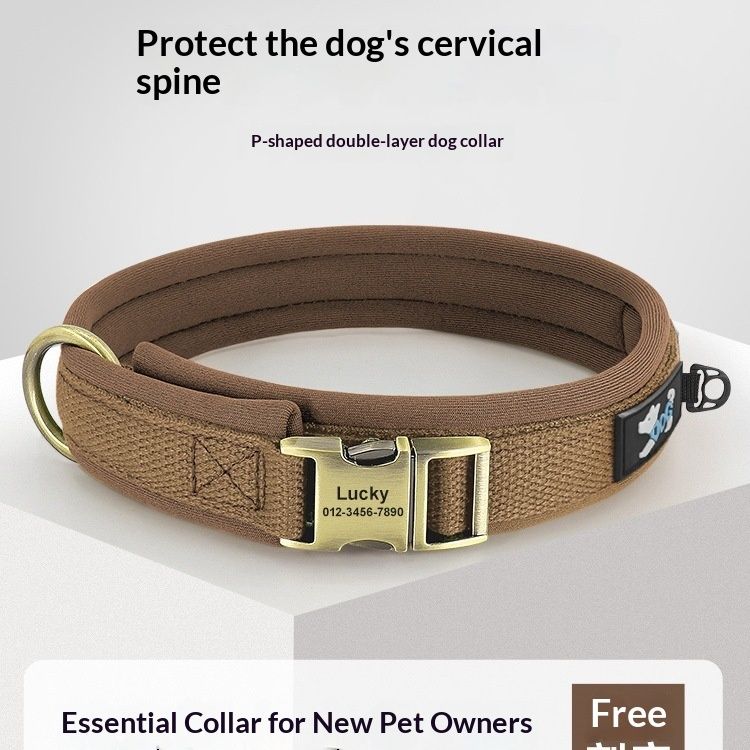 Golden Retriever & Labrador Anti-Lost Dog Tag Pet Collar
