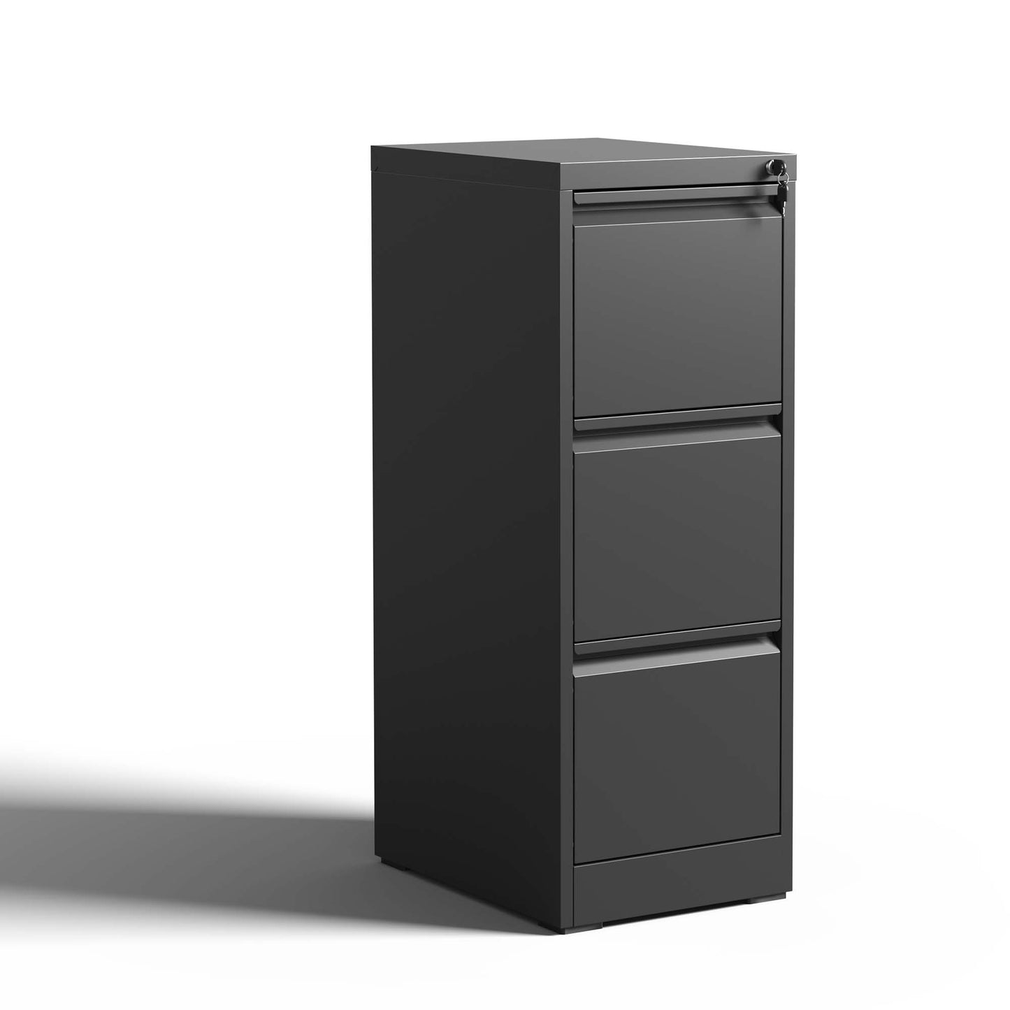 3 Drawer Metal Vertical File Cabinet With Lock Office Home Steel Vertical File Cabinet For A4 Legal Letter Size