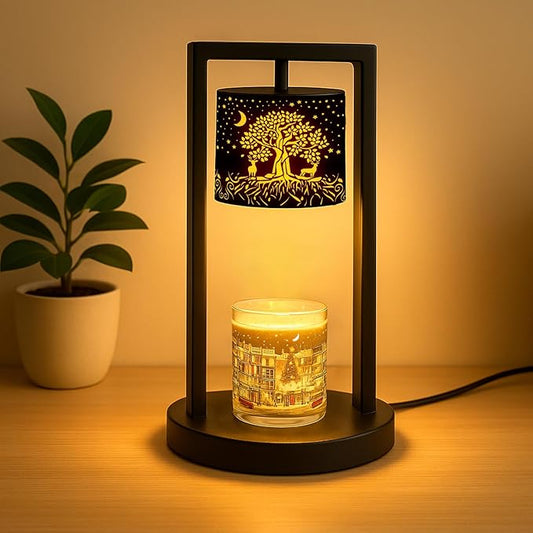 Candle Warmer Lamp with Timer Wax Melt Warmer for Scented Jar Candles Candle Lamp Warmer Gifts for Mom, House Warming Gift...