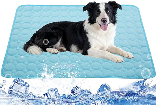 Mannice Dog Cooling Mat, Pet Cooling Mat for Dogs Cooling Blanket for Dogs Dog Cooling Pad for Kennels, Crates, Cars, Indo...