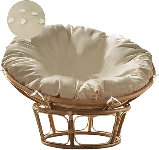 Sqodok Papasan Cushion Cover Only, 50in Outdoor Indoor Papasan Chair Cushion Covers Water Resistant, Machine Washable Papa...