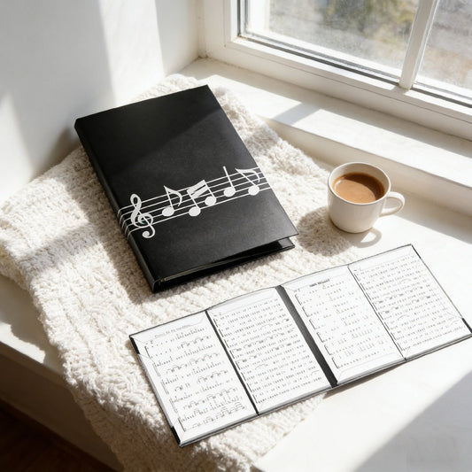 Music Folder In Original Packaging, Sturdy Binder For Sheet Music And Music Documents, Practical Storage Folder For Musicians And Music Students—multi-piece Party Gift Set