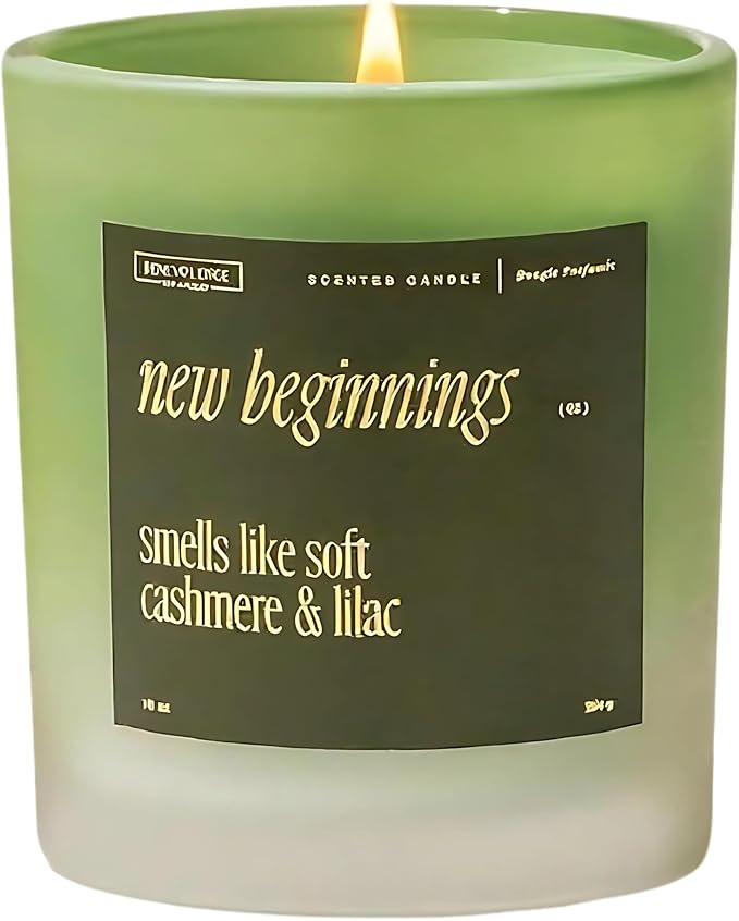 Benevolence LA New Beginnings Scented Candles | 10 oz, 40-50 Hour Burn, New Home Candle | House Warming Gifts for Women, F...