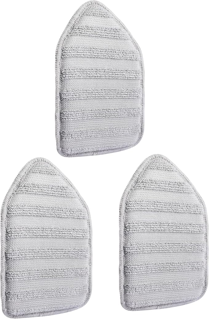 CLEANHOME Microfiber Replacement Pads 3 Pieces Suitable for Tub Tile Scrubber Brushes（ASIN:B09GF2LSZ8)
