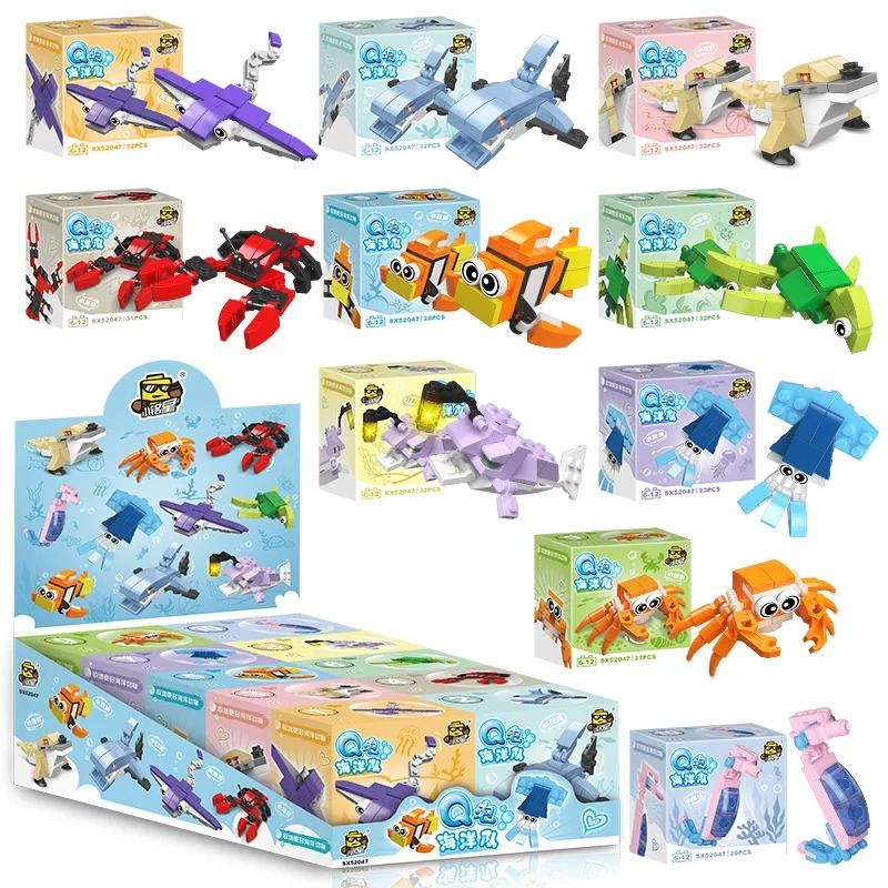 Children's Educational Particles Assembling Building Blocks Toys