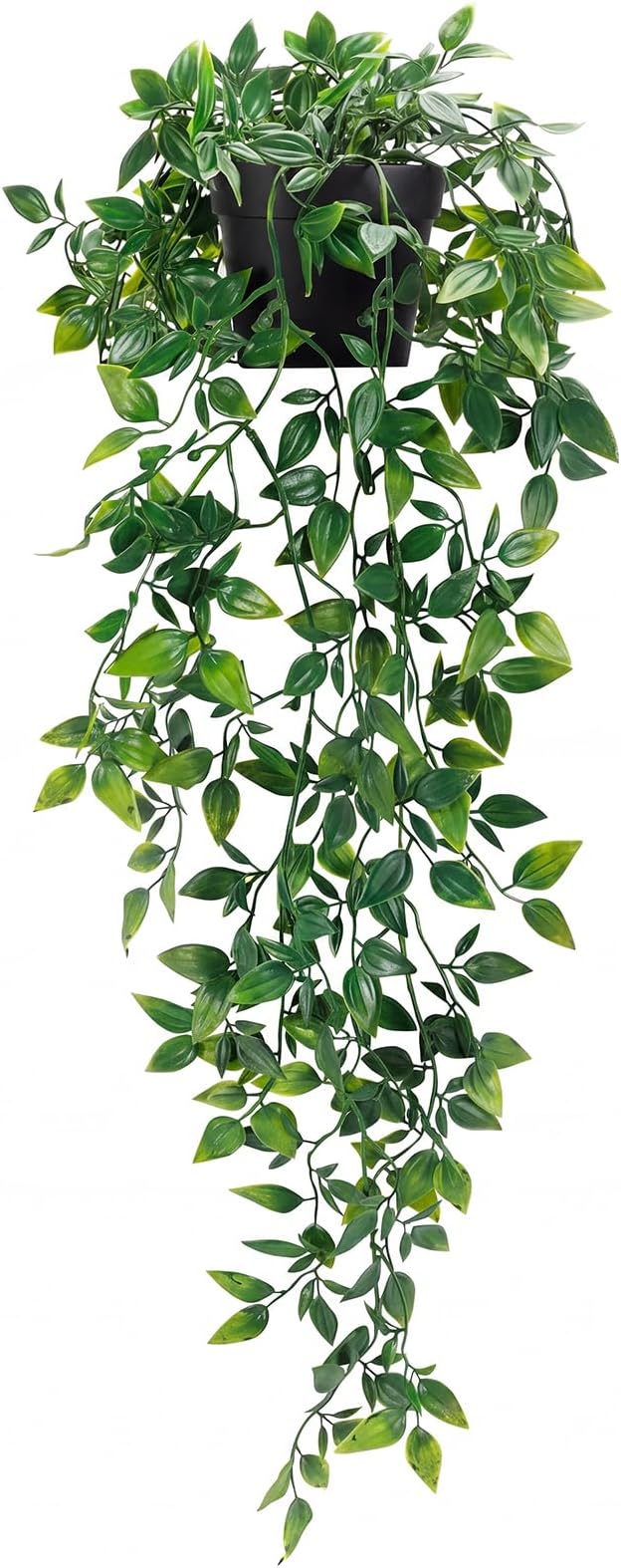 Whonline Fake Hanging Plants, Artificial Small Potted Plants for Indoor Outdoor Aesthetic Office Living Room Shelf Decor (...