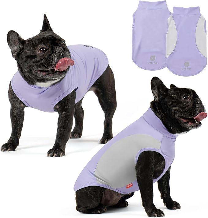 KYEESE 2Pack Dog Cooling Shirt, Breathable Dog Shirt for Small Medium Dogs Girl Boy, Sun Protection Reflective Pet Vest, L...