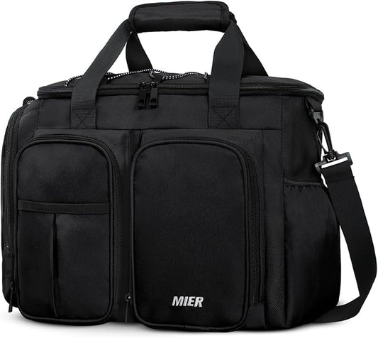 MIER Lunch Box for Men Heavy Duty Insulated Lunch Bag 20 Cans Large Leakproof Soft Cooler Bags with Multiple Pockets for P...
