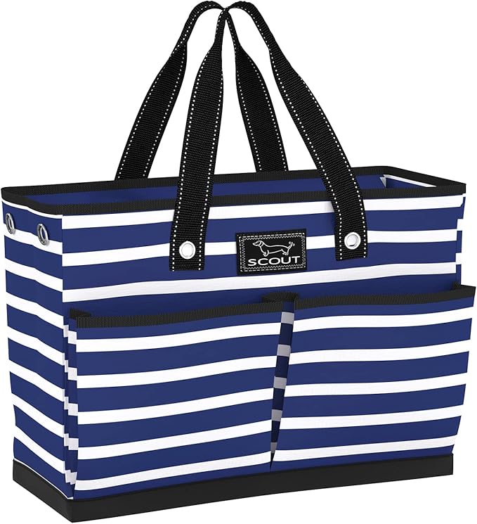 SCOUT Ben Pocket Tote - Multi-Use Tote Bag for, Nurses, Teachers, and Moms, 5 Pockets for Organizing, Breakaway Zipper