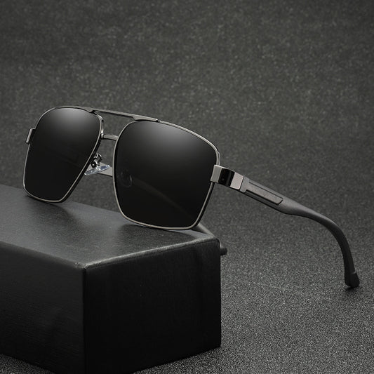 Retro Mens Outdoor UV-Protective Polarized Driving Sunglasses