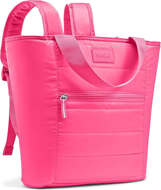 Fit & Fresh Mari Cooler Backpack for Women, Insulated Leakproof Soft Cooler Bag (12 Can), Lunch Tote, Beach Cooler, Lightw...