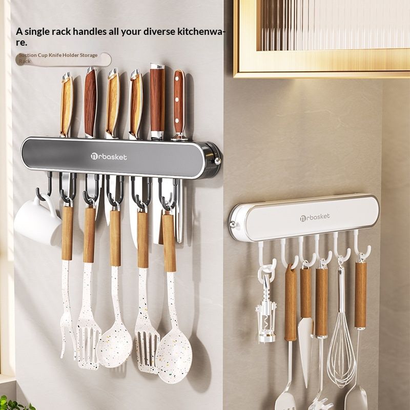 Multi-Functional Wall-Mounted Kitchen Knife Organizer
