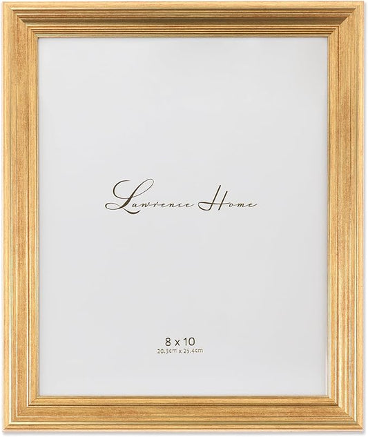 Lawrence Frames 536280 Sutter Gold 8x10 Picture Frame