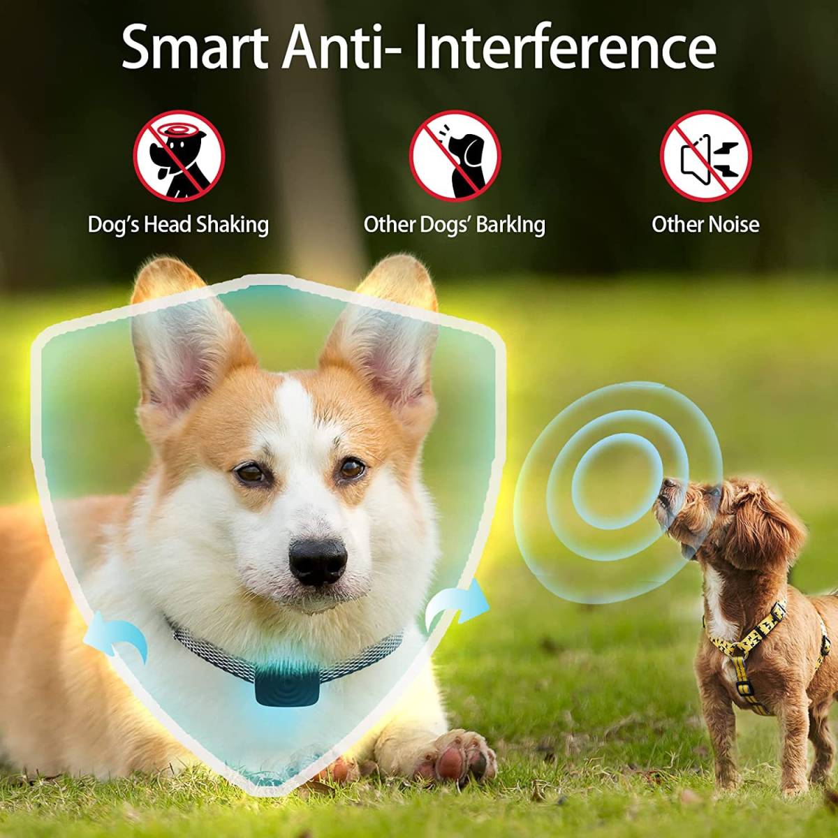 Fully Automatic Vibrating Waterproof Pet Collar