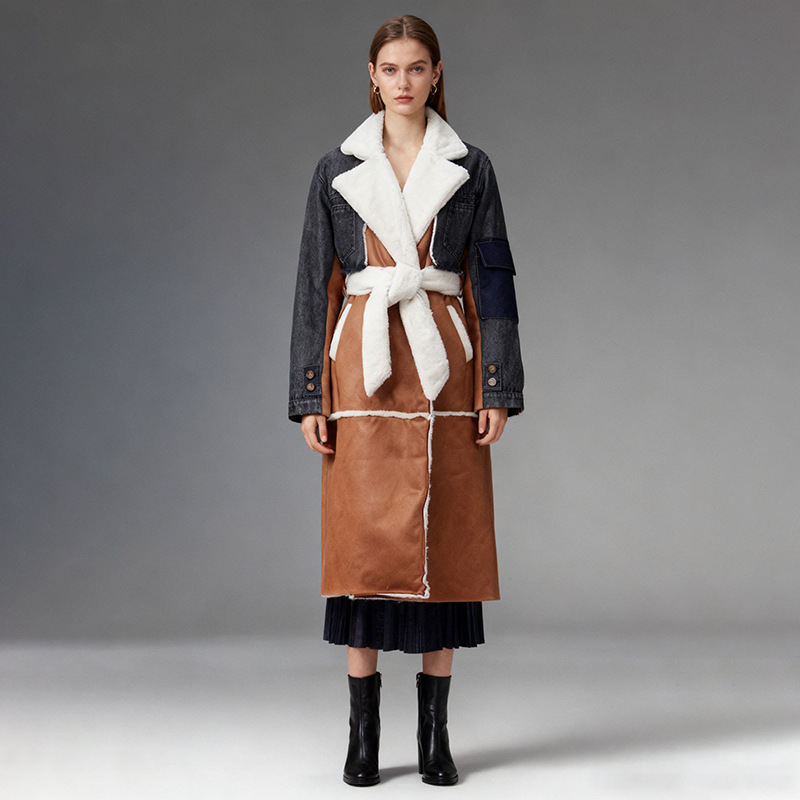 Korean-style Chic Relaxed-fit Casual Multicolor Coat