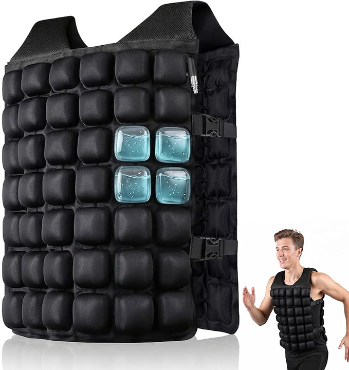 Water-Filled Weighted Vest for Women & Men, 0-23lb Adjustable Weight Vest for Walking, Running, Fitness & Strength Trainin...