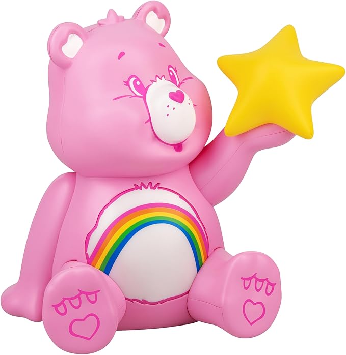 Paladone Care Bears Cheer Bear GloBuddies Night Light, Officially Licensed 3D LED Mood Lamp, Battery Powered Bedroom & Des...