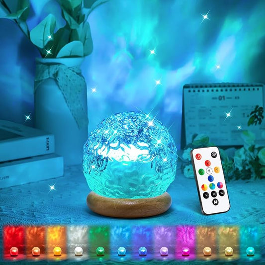 Ambient Lighting Mood Lighting,18 Colors Aurora Light Projector for Bedroom,Dimmable Northern Lights Projector&Night Light...