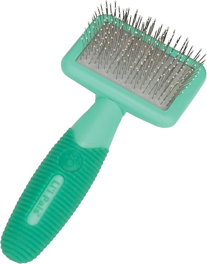Coastal Pet Li'l Pals Dog Slicker Brush with Coated Tips - Dog Grooming Brush for Small Breeds & Puppies - One Size (3.25”...