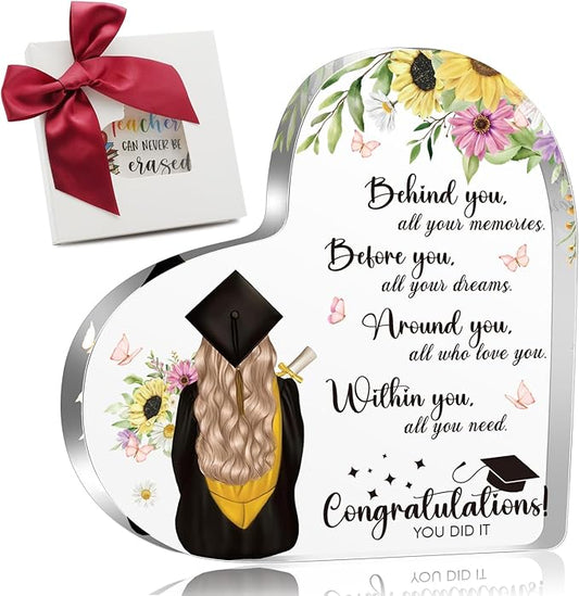 2026 College Graduation Gifts for Her, Behind You Before You Around You Within You - Inspirational Gifts for Daughter Son,...