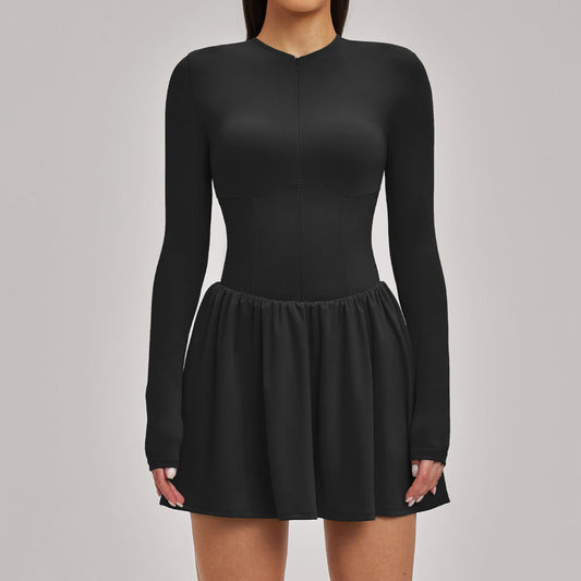 Anti-exposure Fitness Pocket Skirt Sports Dress