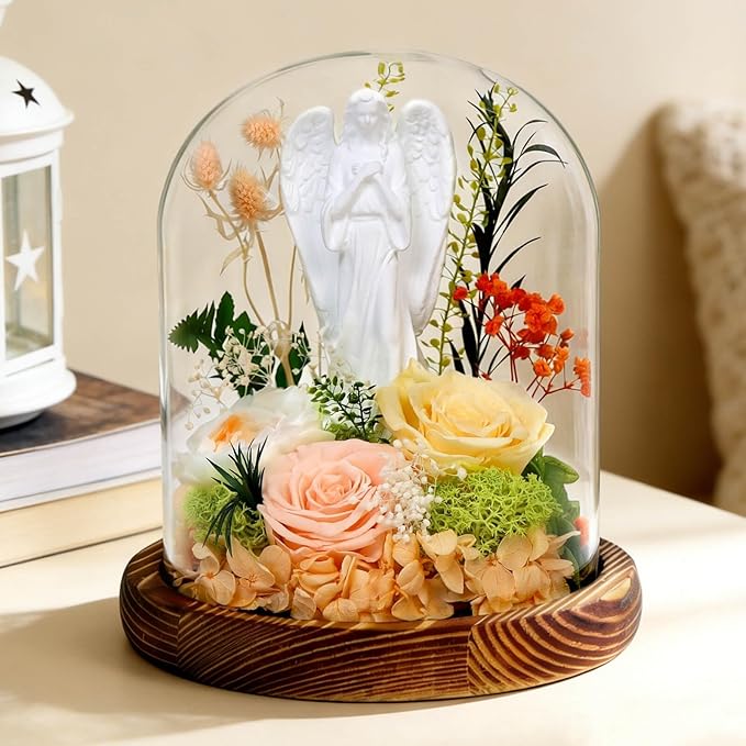 Harmolia Birthday Gifts for 40 50 60th Women Fresh Flowers for Delivery Forever Preserved Real Rose Anniversary for Mom Gr...