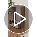 Butizone Shadow Box Frame, 3.2" Deep Shadow Box Display Case with Real Glass and Drawer, Rustic Wood Memory Box for Pictur...