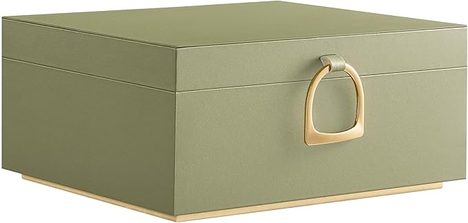 SONGMICS 2-Layer Jewelry Box, Jewelry Organizer with Handle, Removable Jewelry Tray, Jewelry Storage, Floating Effect, 8.1...